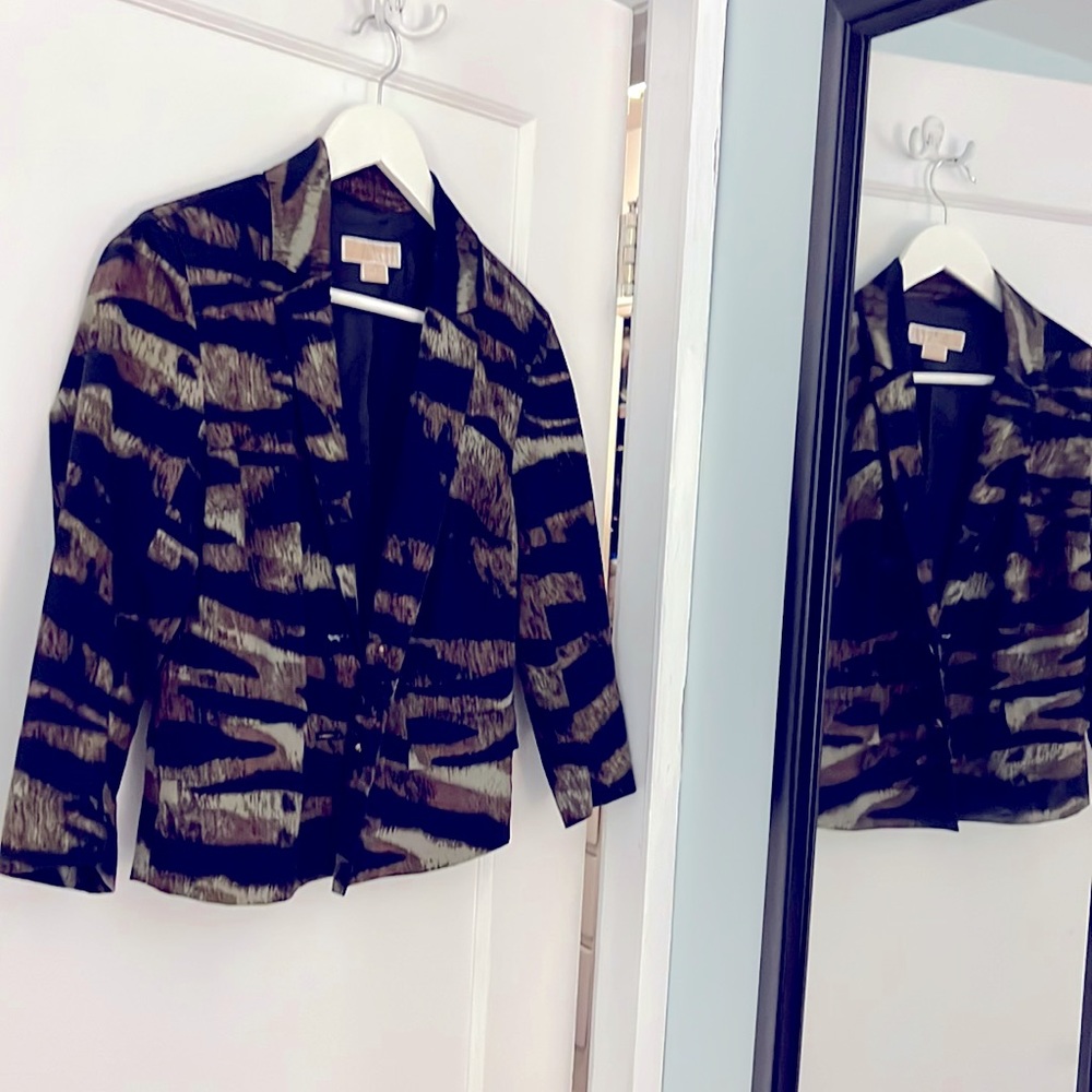 Michael Kors tiger print jacket